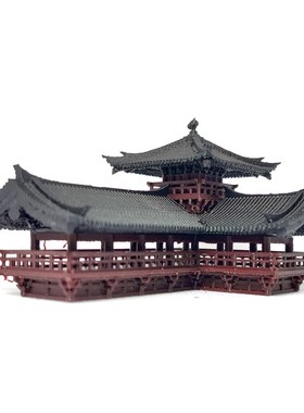 钰书房吸水石假山盆景小屋摆件鱼缸微景观造景枯山水假山摆件古楼