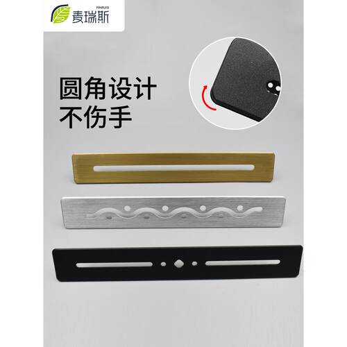 Meris简易铝合金家具透气孔柜衣柜鞋柜榻榻米双面透气网格栅 - 图2