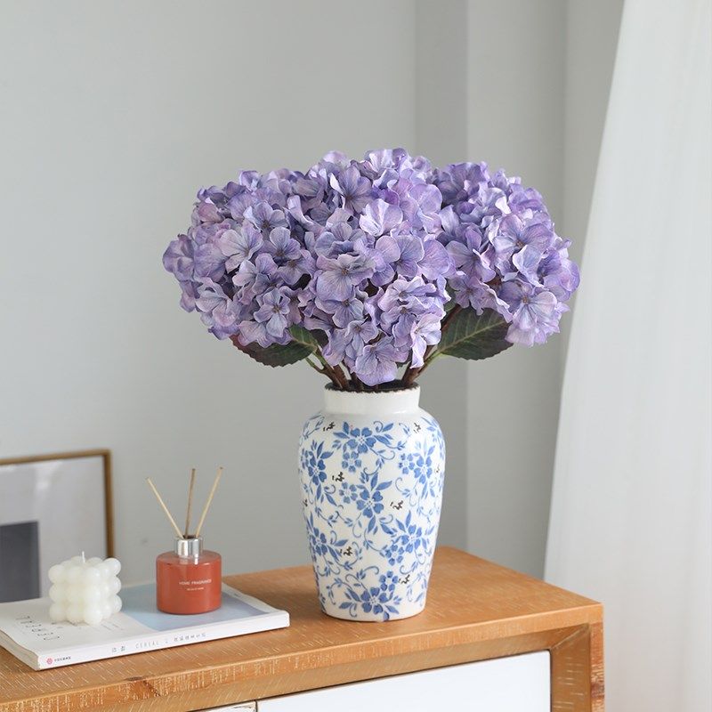 高级感大绣球花仿真花假花摆设高档客厅茶几餐厅餐桌装饰花卉摆件,淘宝优惠券,粉丝福利购,淘宝优惠卷