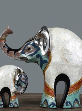 高档大象摆件家居客厅房间电视柜酒柜玄关店面装饰品创意结婚礼品