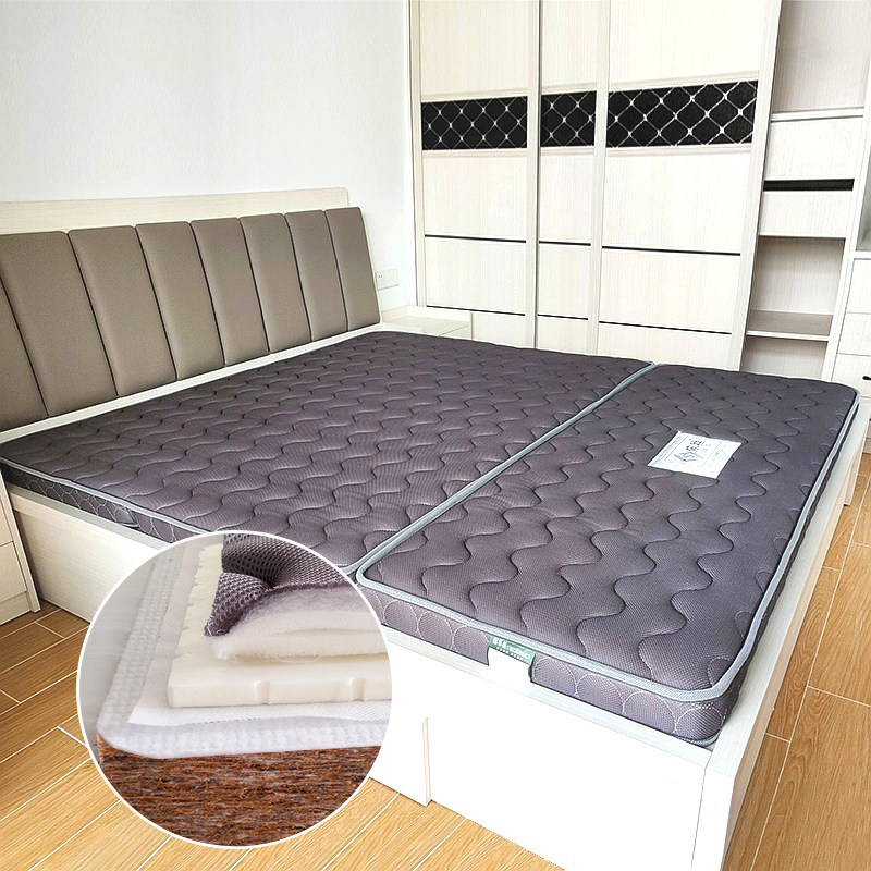 可折叠儿童棕榈床垫棕垫1.2米1.8硬薄款经济三折天然椰棕地铺定做,淘宝优惠券,粉丝福利购,淘宝优惠卷