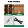 Oak solid wood cabinet home bedroom new sliding door full glass log style custom wardrobe 601