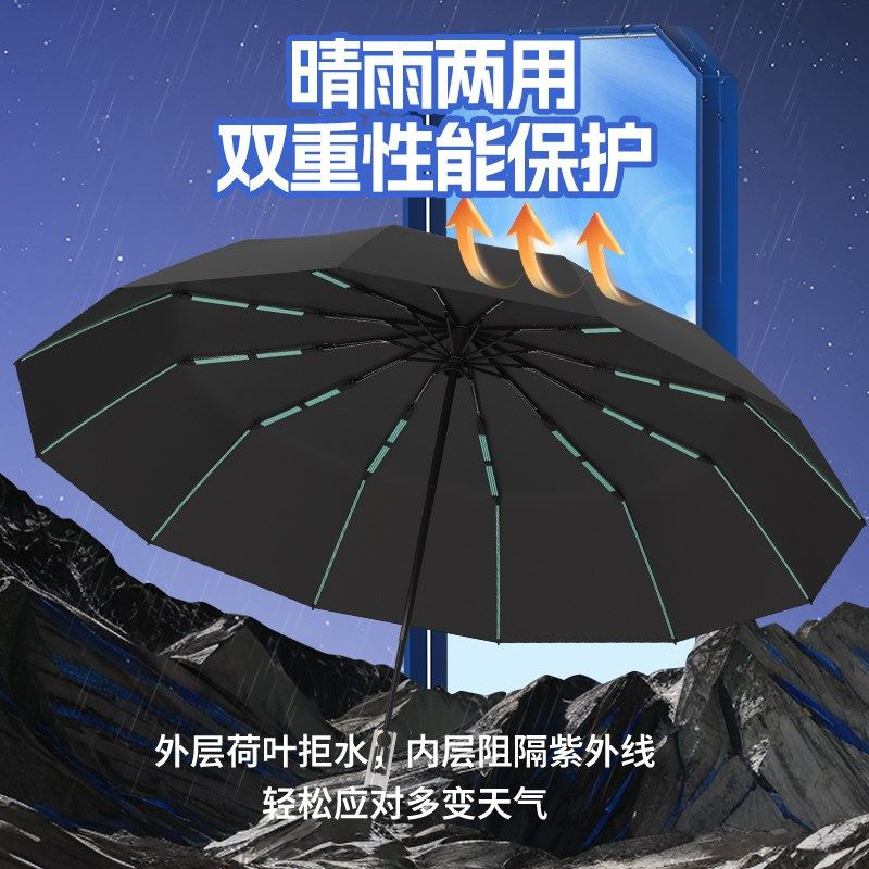 全自动雨伞男士加大加厚加固大号双人车载暴雨专用折叠遮阳超大伞,淘宝优惠券,粉丝福利购,淘宝优惠卷