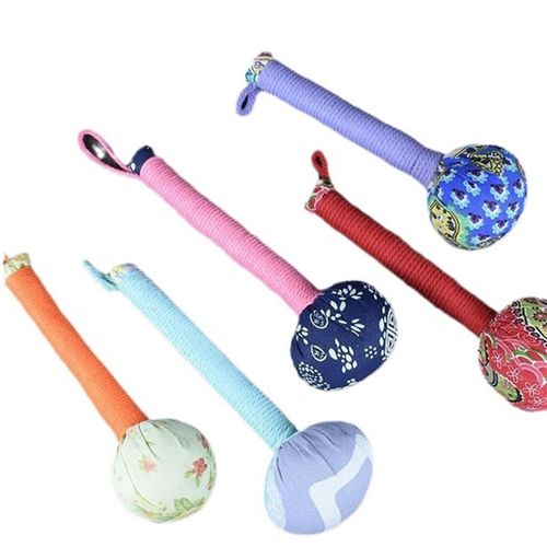 Y26cm艾草按摩捶经络按摩锤艾草养生锤 敲打锤肩颈背部拍打 - 图2