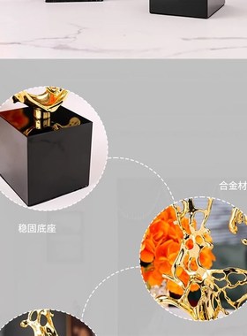 珐琅彩金鱼摆件锦鲤鱼摆件客厅玄关酒柜办公室高档乔迁装饰品摆件