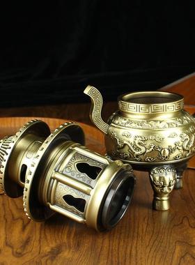 黄铜宝鼎塔上炉家居室内香道用品收藏香炉宝塔会销礼品创意摆件