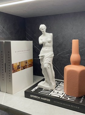 现代样板间家居软装饰品摆件玻璃树脂创意工艺品书房组合ZH3424