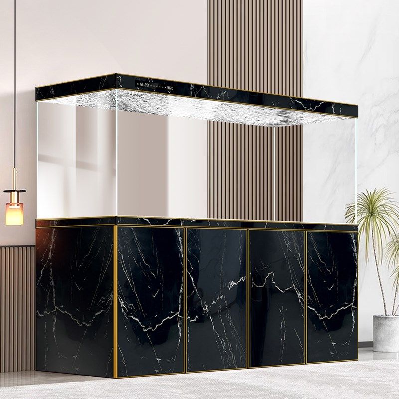 无管件鱼缸客厅家用超白玻璃水族箱大型底滤屏风玄关隔断2025新款,淘宝优惠券,粉丝福利购,淘宝优惠卷