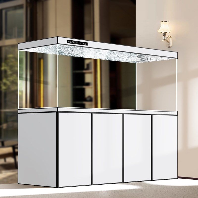 无管件鱼缸客厅家用超白玻璃水族箱大型底滤屏风玄关隔断2025新款,淘宝优惠券,粉丝福利购,淘宝优惠卷