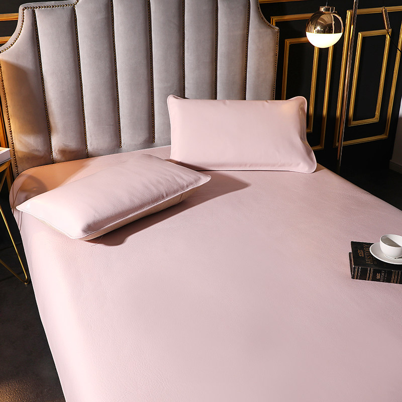 粉色牛皮席 头层水牛皮凉席软席四季家用加厚纯色席子单双人折叠,淘宝优惠券,粉丝福利购,淘宝优惠卷