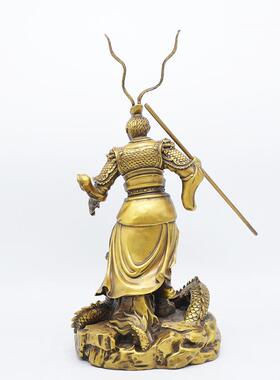 宏达 黄铜大号 祥龙孙悟空 齐天大圣玄关铜器礼品摆件