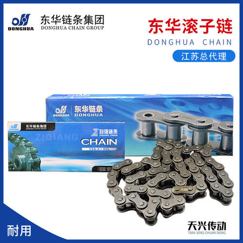 自强东华链条单双排工业输送滚子传动链20AB24AB28AB32AB36AB40AB - 图0