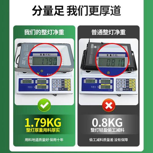 晨普工厂直营亚明LED投光灯IP66铝材广告泛光灯户外足功率投光灯 - 图1
