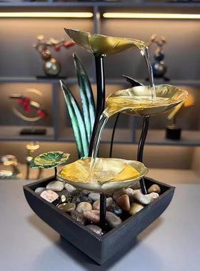 金芙生泉循环流水装饰家居摆件精品乔迁新居礼品A2