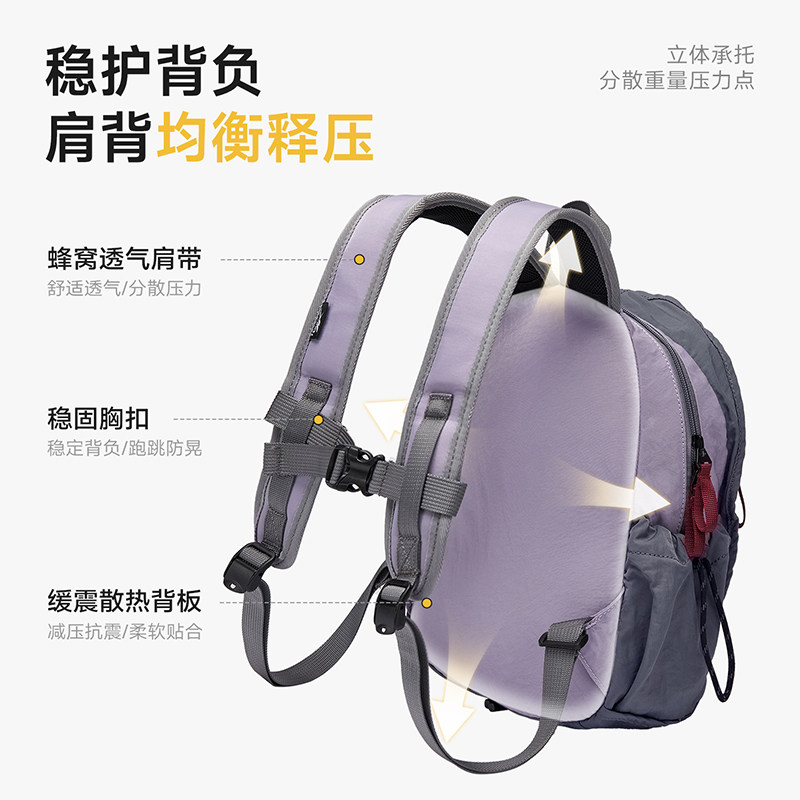 Reebok锐步轻量化登山包女户外迷你旅行双肩包徒步爬山运动小背包,淘宝优惠券,粉丝福利购,淘宝优惠卷
