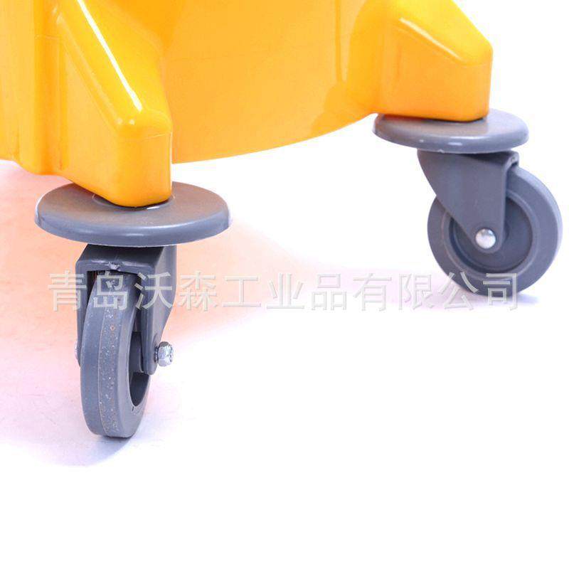 出口超市36L黄色免手洗侧压洗拖把布桶拖布桶清洁车单桶柞榨水车,淘宝优惠券,粉丝福利购,淘宝优惠卷