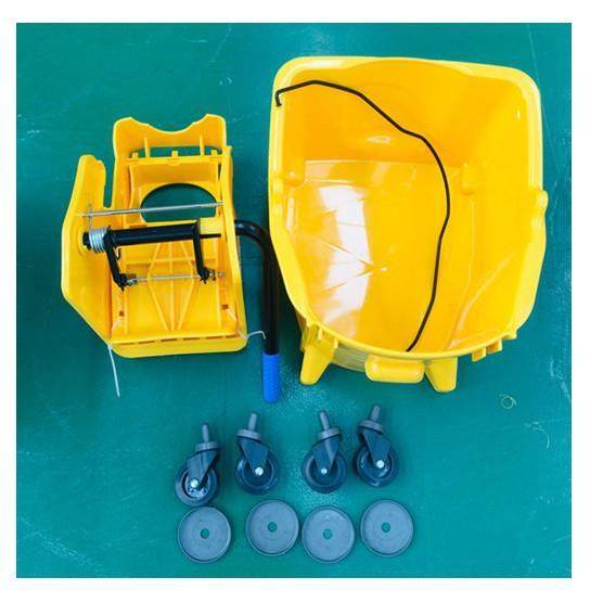 出口超市36L黄色免手洗侧压洗拖把布桶拖布桶清洁车单桶柞榨水车,淘宝优惠券,粉丝福利购,淘宝优惠卷