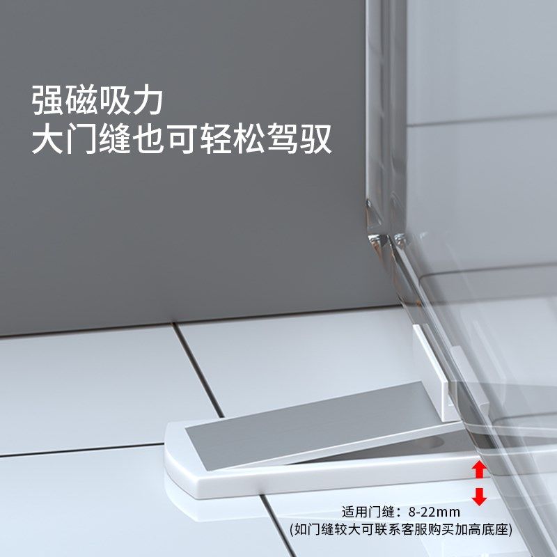 极窄玻璃门门吸免打孔新款防撞强磁SUS304地吸卫生间铝合金门挡器,淘宝优惠券,粉丝福利购,淘宝优惠卷
