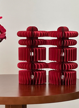 婚房布置喜字套装摆件订婚卧室桌面摆台装饰立体双囍结婚拍照用品