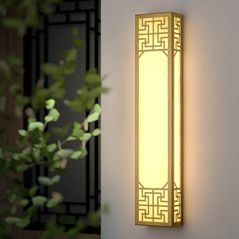 新中式防水壁灯工厂户外长条壁灯别墅阳台门厅花园柱子工程灯具,淘宝优惠券,粉丝福利购,淘宝优惠卷