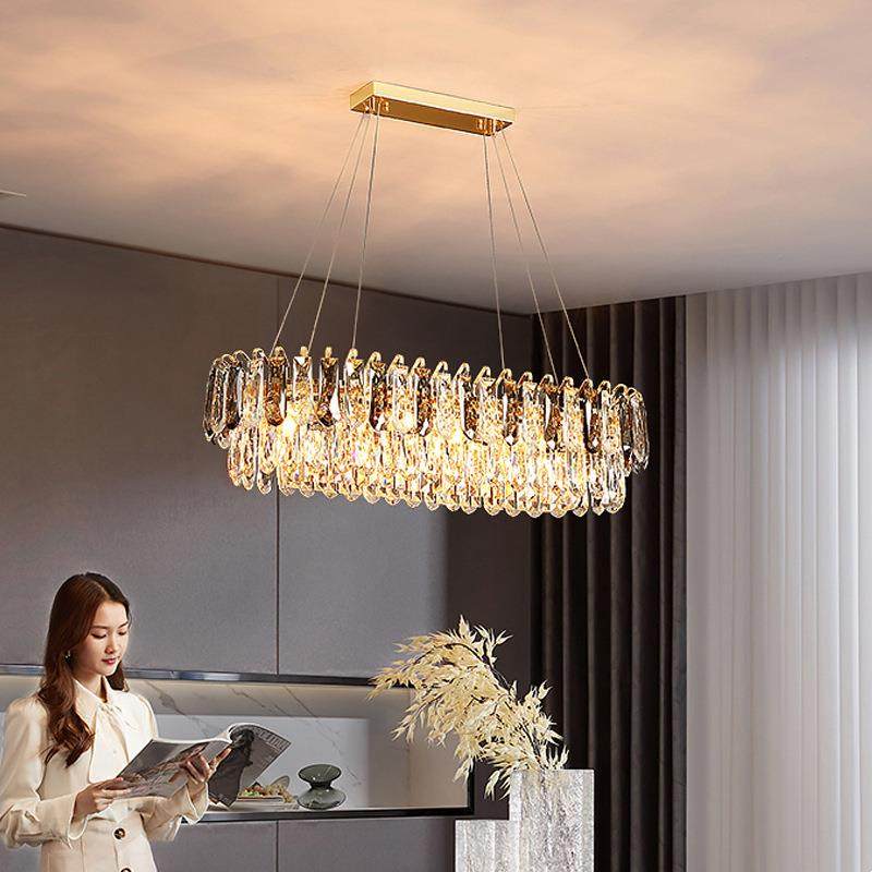 新款轻奢水晶吊灯客厅灯现代简约大气餐厅灯房间卧室北欧灯具套餐,淘宝优惠券,粉丝福利购,淘宝优惠卷