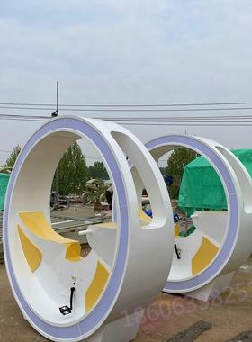 亚克力发光灯带手摇版本迷你七彩发光柱夜景发光互动娱乐摆件