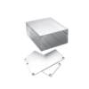 Circuit board shell, upper and lower split aluminum box, power supply aluminum shell, aluminum profile chassis 160*145*68MM