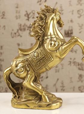 铜马摆件铜马到成功摆设风水家居装饰品铜工艺品