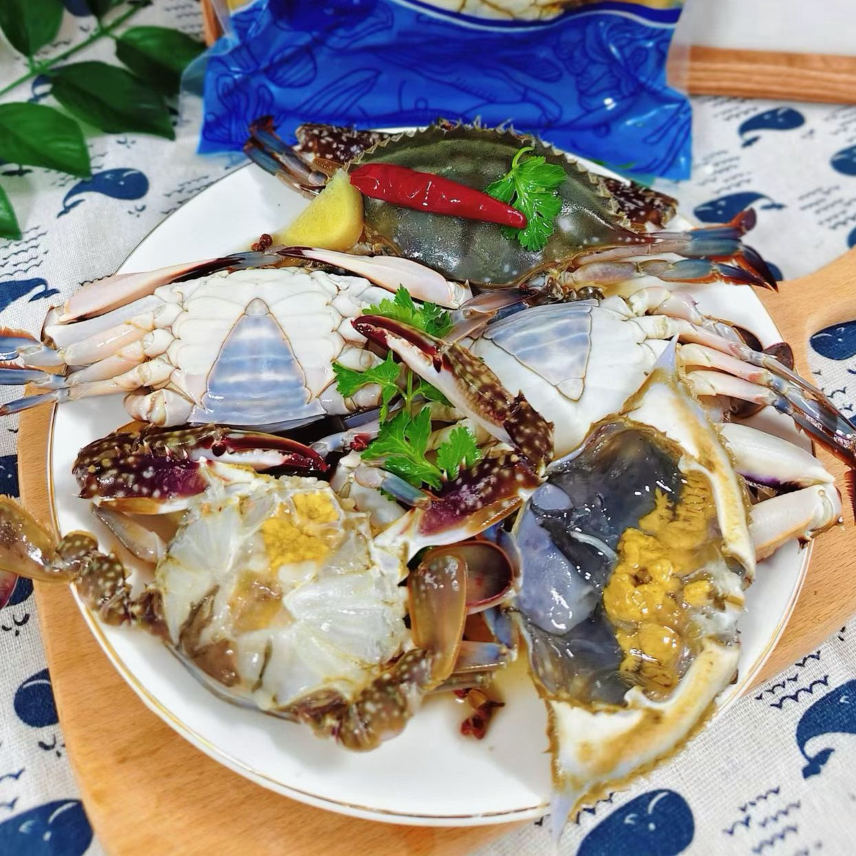 丹东生腌梭子蟹二母蟹呛蟹腌飞蟹即食海鲜插旗蟹螃蟹姑娘蟹下酒菜,淘宝优惠券,粉丝福利购,淘宝优惠卷