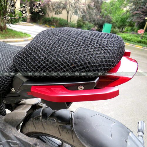 隆鑫无极300AC改装后扶手300复古铝合金尾翼LX300-6C推车手把 - 图1