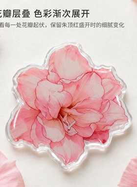 芷叙原创朱顶红冰箱贴阿弗雷玫瑰花漾盆栽磁吸贴家居装饰创意礼物