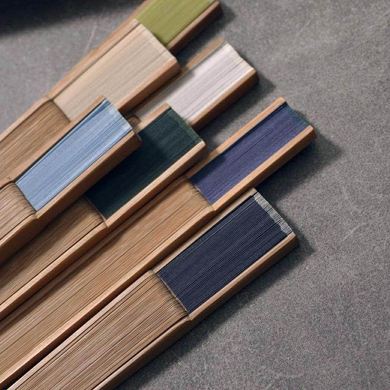 扇子折扇中国风女式古风古典舞蹈扇工艺扇纯色素色折扇绿色米色,淘宝优惠券,粉丝福利购,淘宝优惠卷