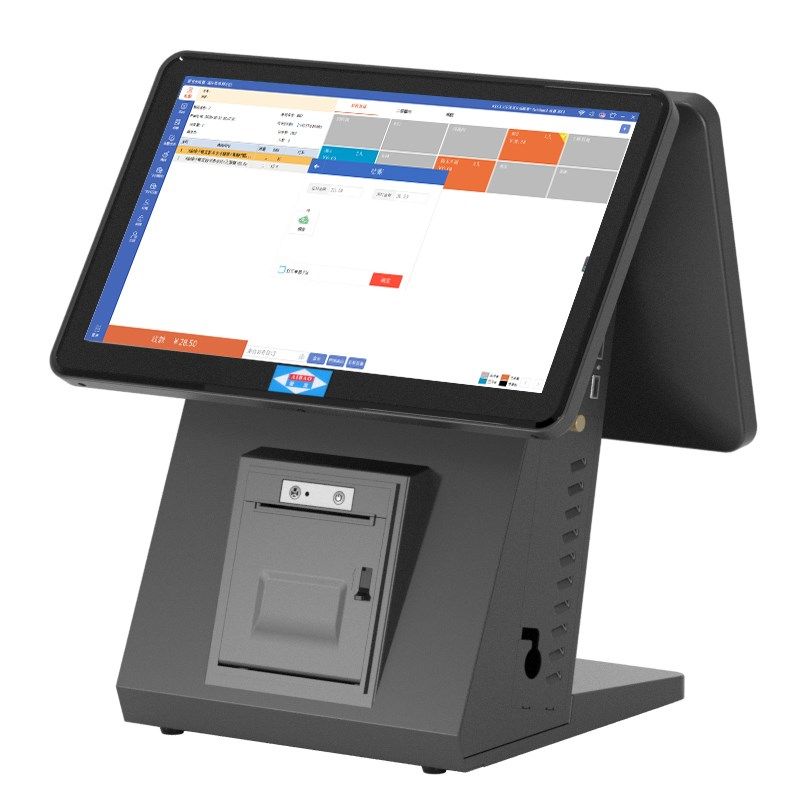 Aibo AB-860 cash register touch dual-screen cash register supermarket convenience store cash register Android system