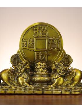 杨铜记 貔貅阵 聚宝盆貔貅家居店铺 工艺品摆件 招铜钱貔貅