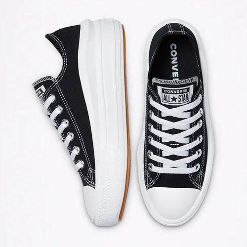 Converse匡威女鞋All Star Move云朵厚底鞋低帮帆布鞋 570256C - 图1