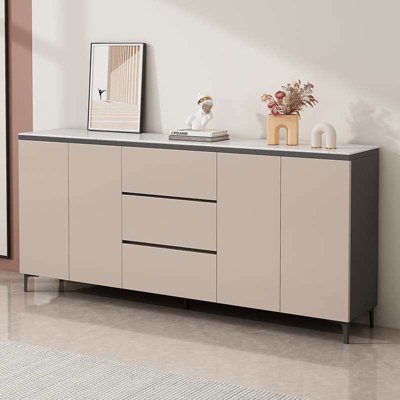 实木岩板餐边柜简约茶水柜边柜橱柜客厅家用储物柜碗柜厨房收纳柜,淘宝优惠券,粉丝福利购,淘宝优惠卷