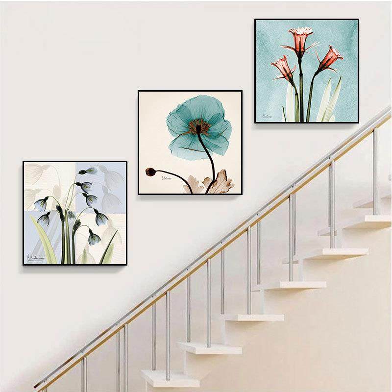 小清新现代简约客厅餐厅走廊过道正方形三联复式楼梯墙壁装饰挂画,淘宝优惠券,粉丝福利购,淘宝优惠卷