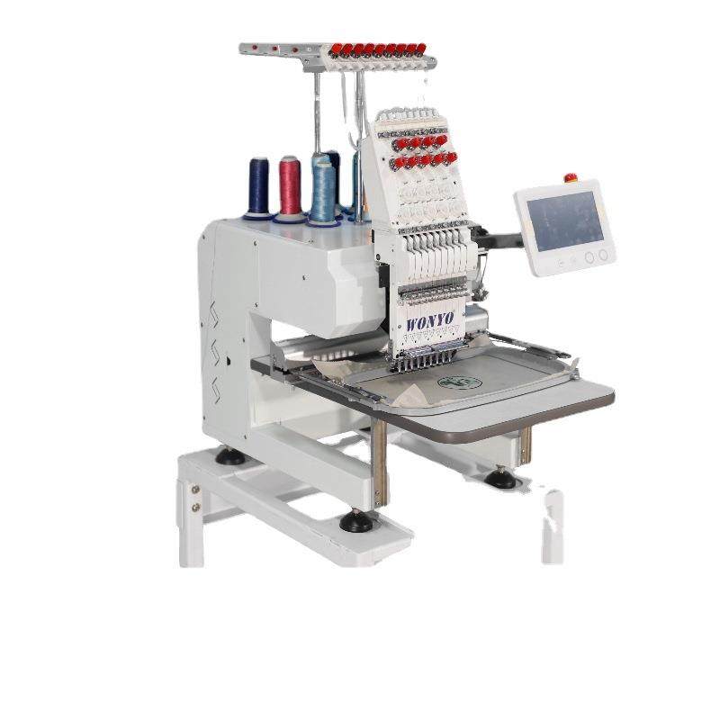 单头9针电脑绣花机成衣帽子刺绣机全自动高速迷你小型刺绣机器,淘宝优惠券,粉丝福利购,淘宝优惠卷
