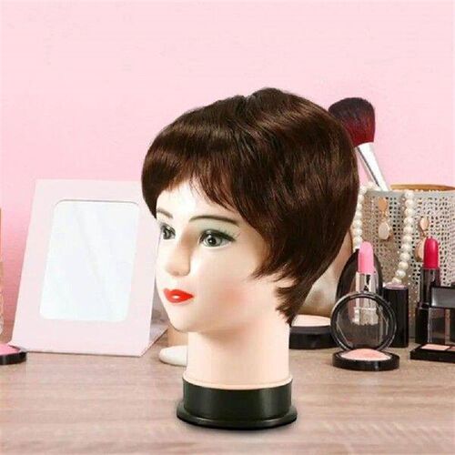 Bald Female Mannequin Head Professional Cosmetology for Wig - 图3