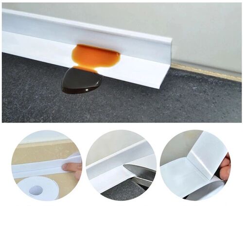 1pc Bathroom Waterproof Wall Stickers Sealing Tapes PVC Adhe - 图2