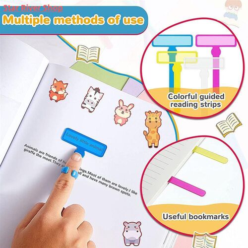 Guided Reading Strips Finger Focus Highlighter Dyslexia Tool - 图2