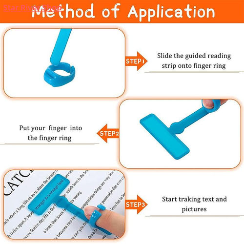 Guided Reading Strips Finger Focus Highlighter Dyslexia Tool - 图3