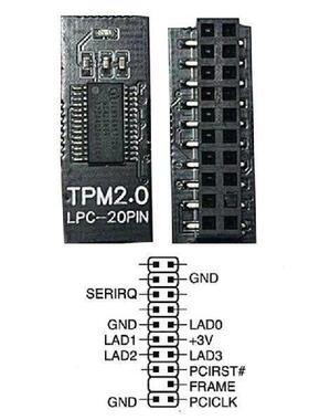 TPM2.0 LPC 20Pin Board Efficient Data Security 20pin Remote
