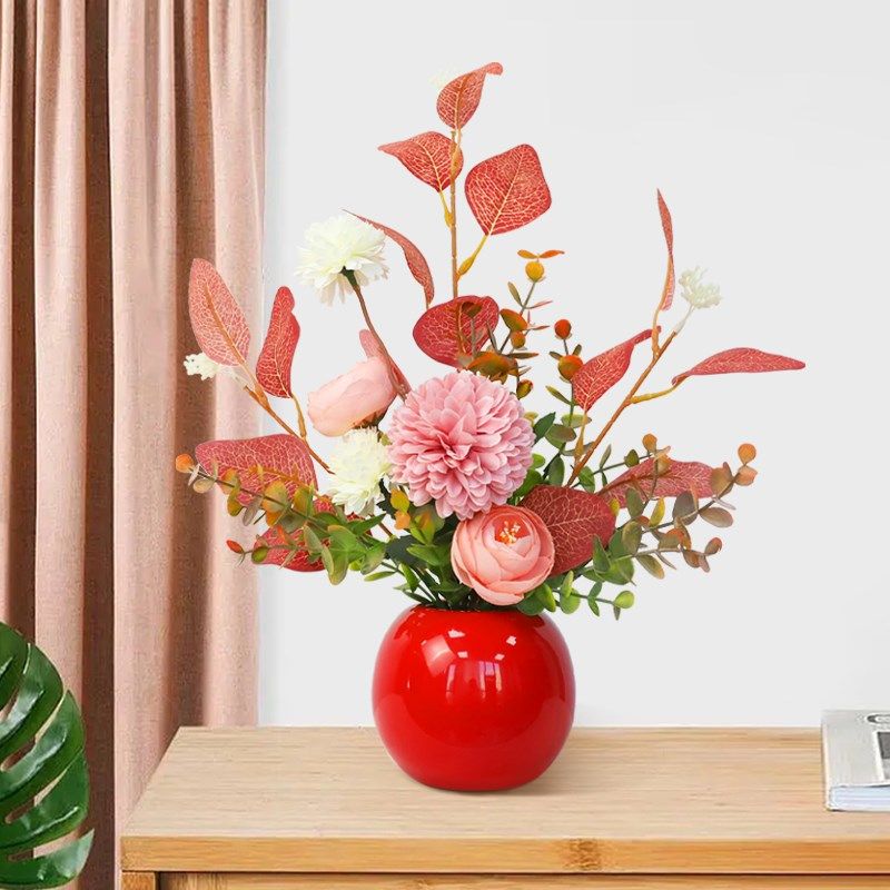 仿真花艺超市美陈摆件干花束家居餐桌摆花玄关客厅假花装饰花摆设,淘宝优惠券,粉丝福利购,淘宝优惠卷