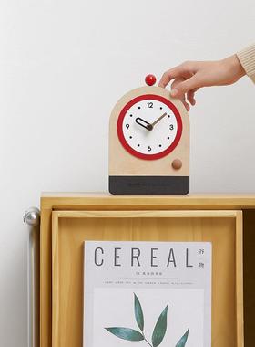 wozoom屋准卧室ins桌面摆件家饰座钟电视柜装饰品台钟玄关摆件
