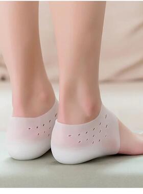 Unisex Invisible Height Increase 5CM Silicone Socks Gel Heel