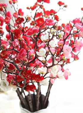 Plum Cherry blossoms Artificial Silk flowers flores Sakura r