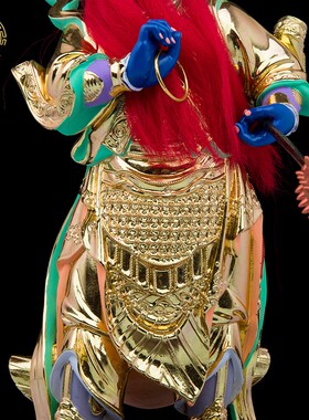 温元帅神像温琼护法四大元帅马元帅赵康元帅精品树脂家居桌面摆件