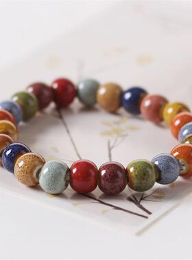DoreenBeads Ethnic Style Fashion Glaze Ceramic Beaded Dainty