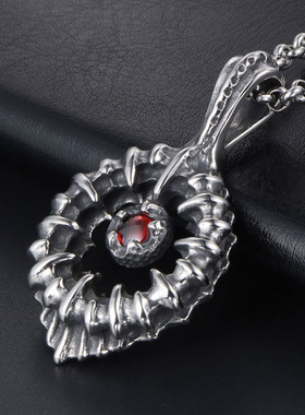 Pendant Fashion Pendant elegant pomegranate red gem tide men